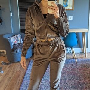 Skims Velour Two Piece